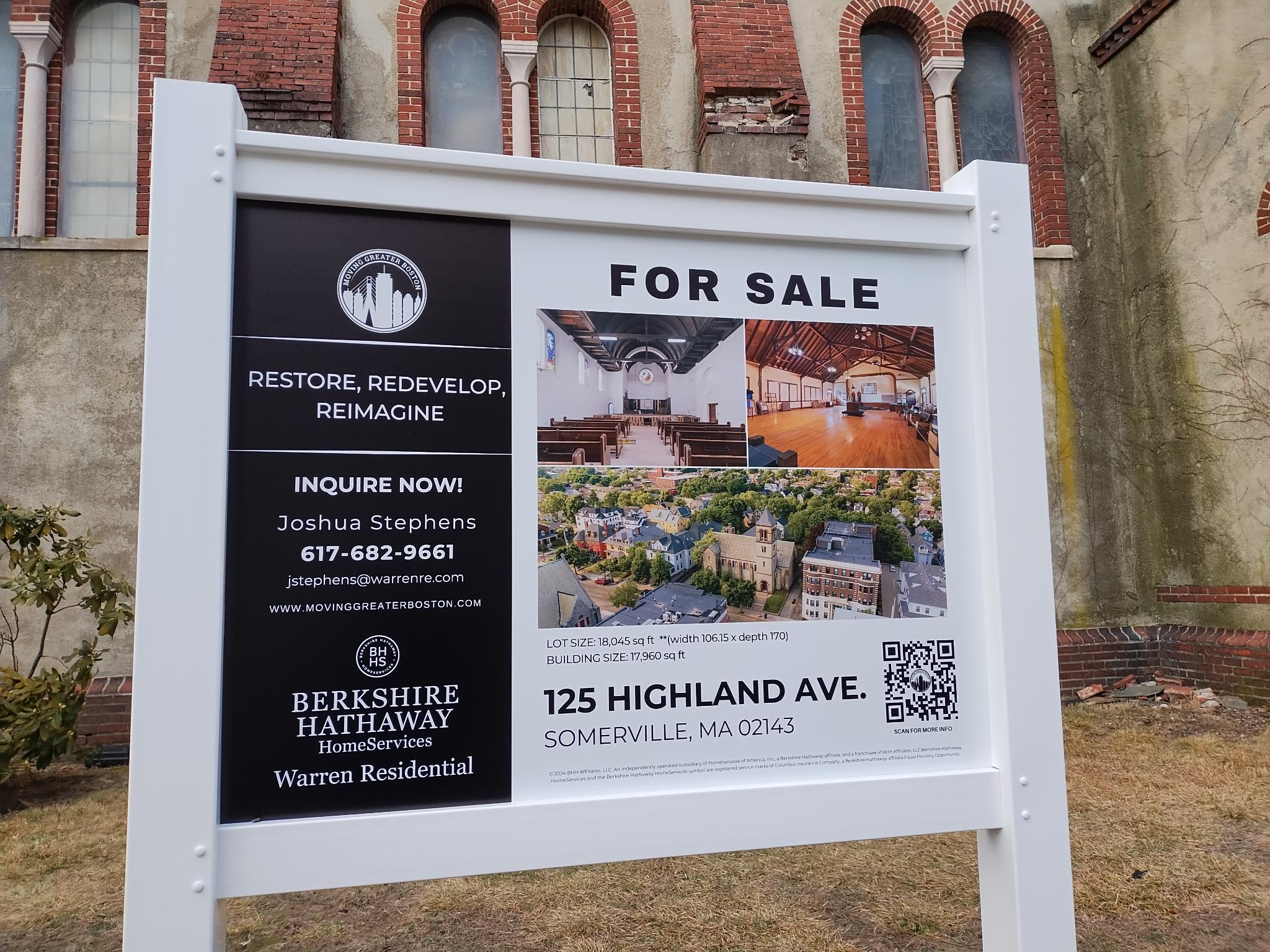 Church on 125 Highland for sale, could be co-op! Church on 125 Highland for sale, could be co-op!