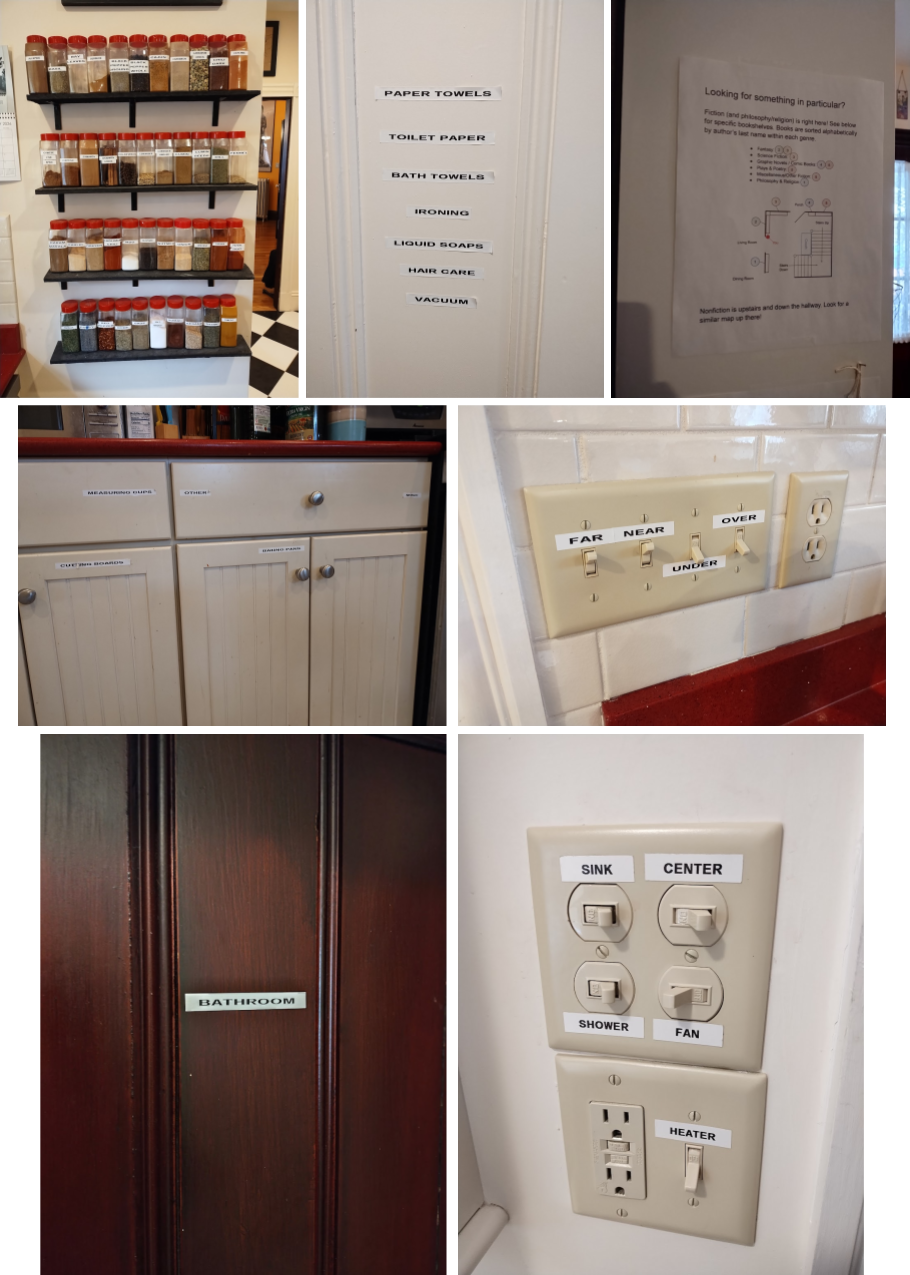 some straightforward examples from around my house